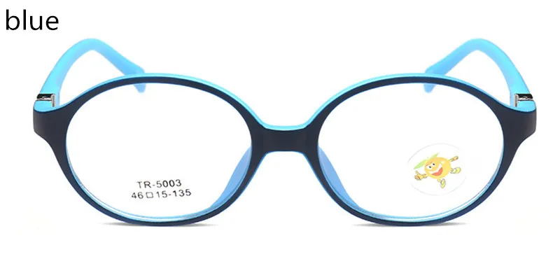 Ультралегкая Гибкая мягкая детская оправа, Детская оптическая оправа, очки для зрения, очки lunetes De Vue Enfant - Цвет оправы: blue