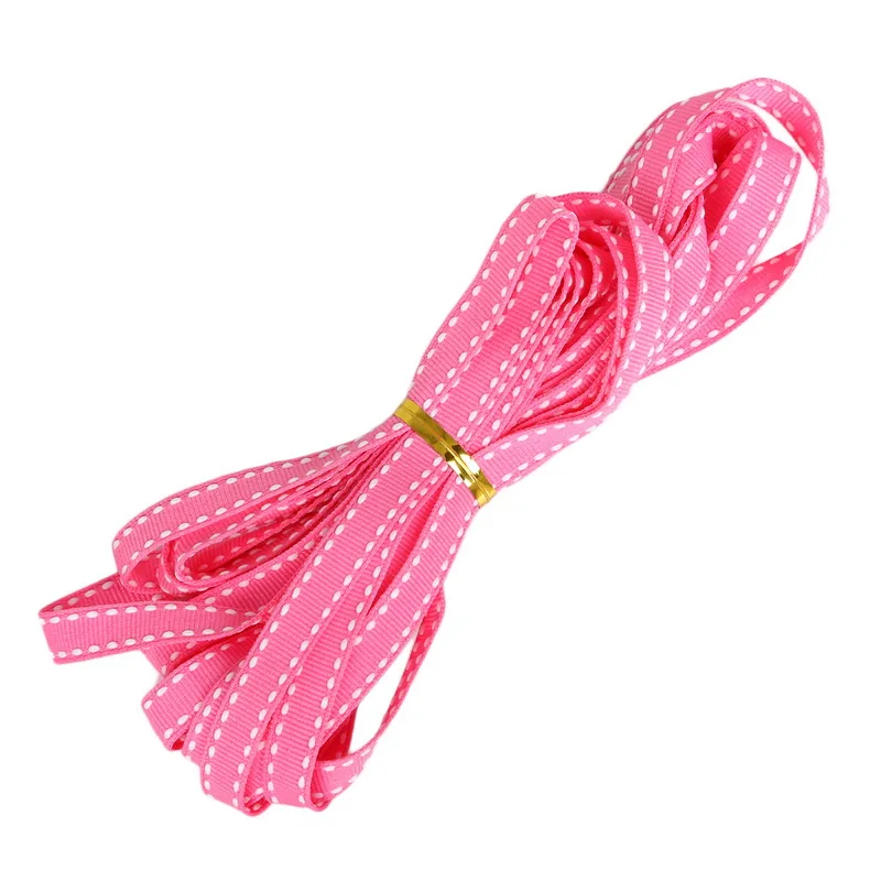 Лента с принтом в горошек 3/8 &quot 10 мм 5 ярдов|grosgrain ribbon|ribbon wedding5 yard |