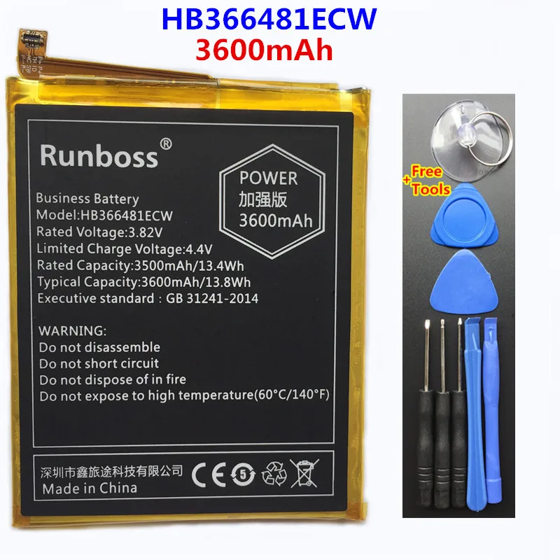 

3600mAh High Capacity HB366481ECW Battery For Huawei Honor 5C NEM-L51 TL00H UL10 L22 Honor 8 FRD-L02 FRD-L04 Batteries