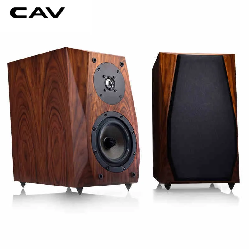 CAV FL 35 HI FI Speaker Wired Bookshelf Speakers Wood HIFI Boxes Vented