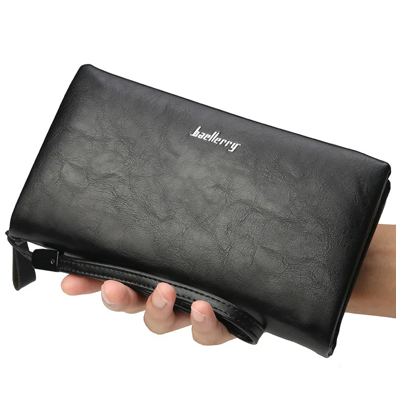 

High Quality Men Wallets Long Leather Men's Wallet Male Vintage Coin Purses Men's Purse Card Holder Leather Wallet Men Billetera