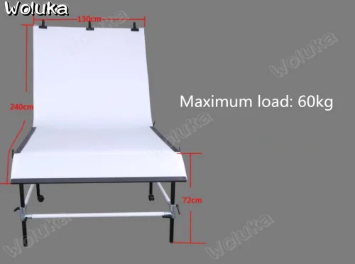 Y-19A+ профессиональная Тяжелая объектная станция фотографии 1,3 м* 2,4 м натюрморт стол съемки алюминиевое соединение CD50 T08