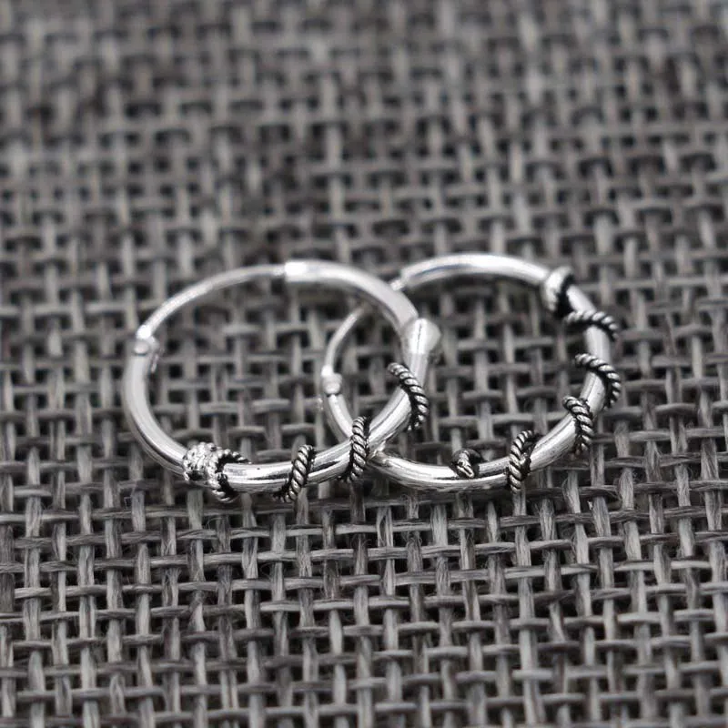 Весенние спиральные модные круглые женские серьги-кольца - Окраска металла: Sparse silver black