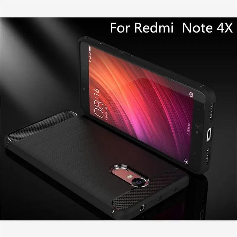 Мягкий силиконовый чехол для телефона для Xiaomi Redmi Note 4 Note 4 Pro Prime противоударный чехол из углеродного волокна для Redmi Note 4x