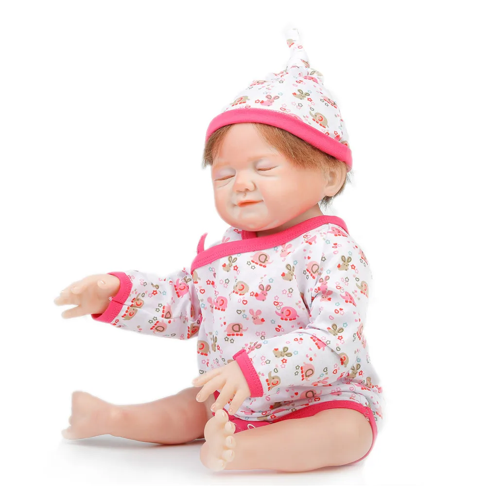 20 дюймов 50 см силиконовые куклы для новорожденных, Реалистичная кукла для новорожденных Игрушки милая мягкая игрушка
