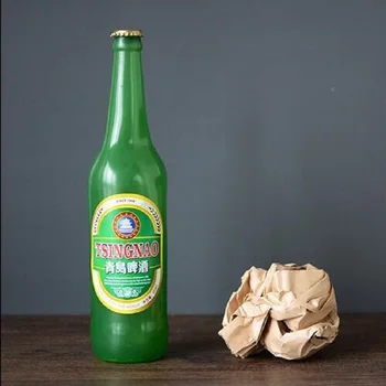

Vanishing Beer Bottle (Green) Illusions Gimmick Street magic props Toys magic Show magic tricks