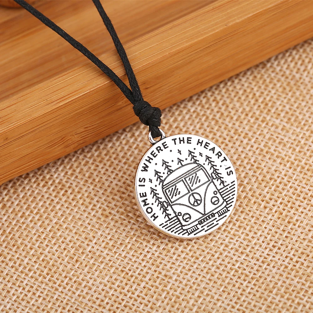 Ожерелье с круглой подвеской гравировкой в виде сердца|gifts for family|pendant necklaceround pendant