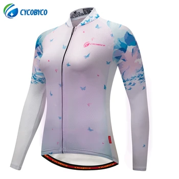 

Cycobyco Spring Cycling Jersey Long Sleeve Bike Clothes Roupa Ciclismo Autumn MTB Bicycle Clothing Women