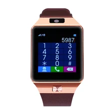 SOGRACE DZ09 Passometer Bluetooth Relógio Inteligente Esporte Anti-perdida com Tela Sensível Ao Toque Câmera Cartão TF para Android PK GT08 a1 Smartwatch