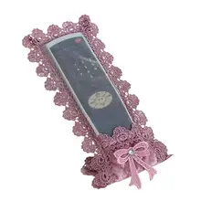 1 шт. чехол для пульта дистанционного управления креативный красивый кружевной Европейский стиль контейнер держатель сумка для кондиционера пульт дистанционного управления ТВ