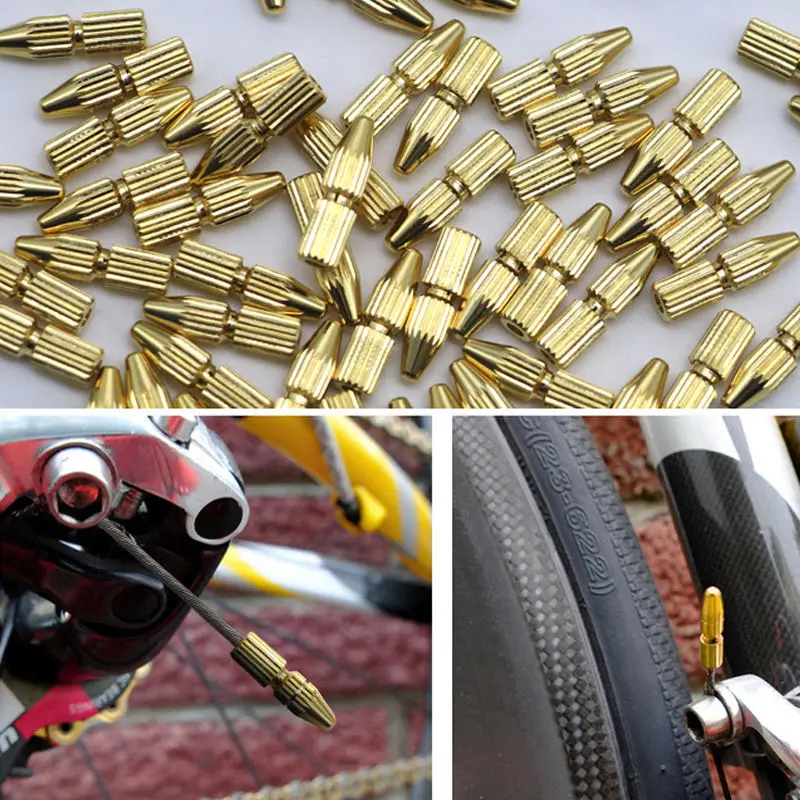 US $2.24 10% OFF|High quality Copper Bicycle Brake Shifter Cable End Caps Cable Tips Wire End Cap Fits for Brake & Shift Derailleur Cable|brake shifter|brake bicycle|brakes for bicycles - AliExpress
