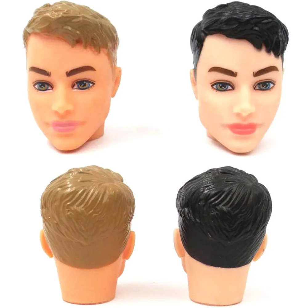 NK 2019 nouvelle tête de poupée de mode noir et peau normale garçons tête bricolage accessoires pour Barbies poupée garçon Ken Doll' Body JJ