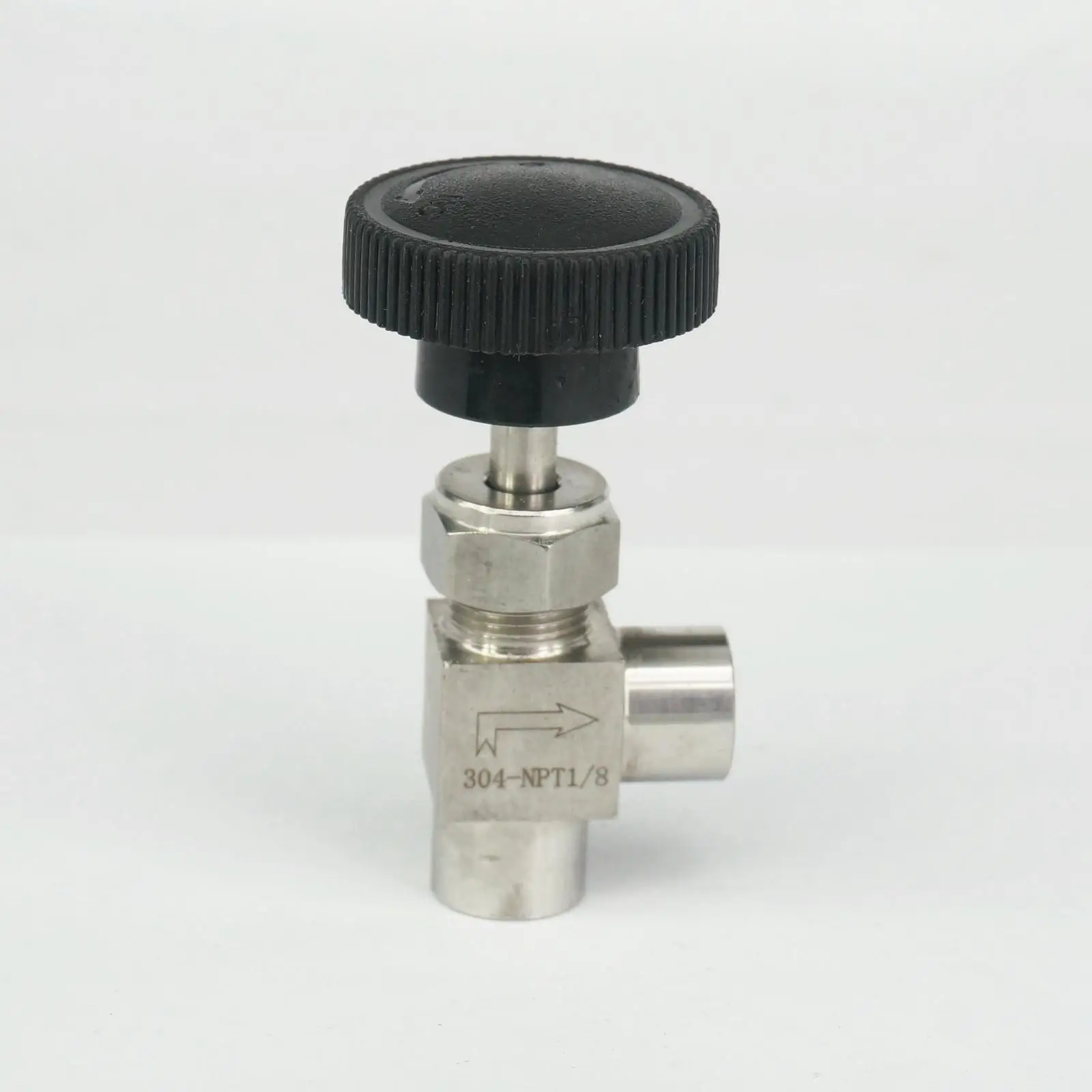 1/8 &quotNPT Женский Локоть игольчатый клапан 304 нержавеющая сталь контроль потока|304