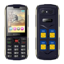 Quad SIM! Внешний аккумулятор для мобильного телефона! 2,8 дюйма! большая кнопка русская клавиатура фонарик 3000 мАч Внешний аккумулятор зарядное устройство для сотового телефона