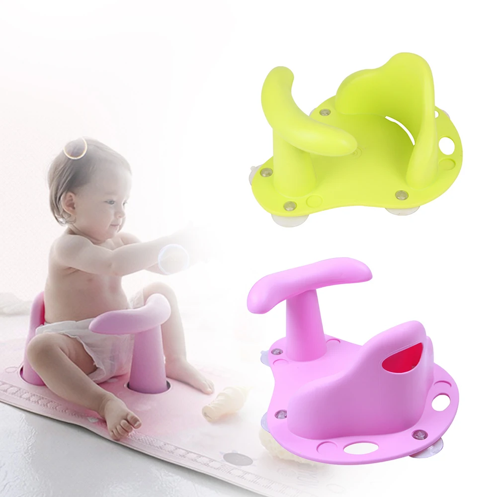 

Four Color Tub Seat Baby Bathtub Pad Mat Chair Safety Security Anti Slip Baby Care Infant Bath Tub Support Bath Seat Wash Toys