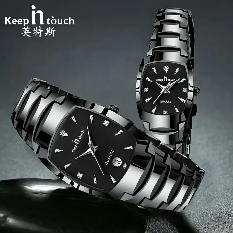 2018 Luxury Brand Lover Watches With Box Clock Quartz Calendar Dress Women Men Watch Couples Wrist Watch Wedding Gift 2018 Luxury Brand Lover Watches With Box Clock Quartz Calendar Dress Women Men Watch Couples Wrist Watch Wedding Gift