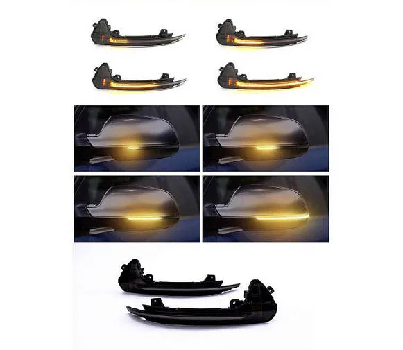 Car Rearview Mirror Indicator Dynamic Turn Signal LED LightFor Audi A3 S3 8P 10- 2012 A4 S4 RS4 B8 8K B8.5 A5 S5 RS5 2011