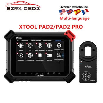 

Original XTOOL X100 PAD2 PRO Auto Key Programmer Odometer Correction Tool OB2 Car Diagnostic Tool with Special Functions