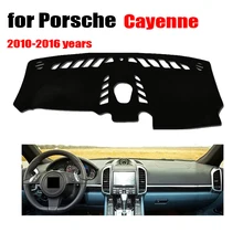 RKAC крышка приборной панели автомобиля/наклейки для Porsche Cayenne с компасом 2010- лет левое рулевое колесо pad аксессуары