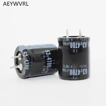 

50pcs-10pcs 63V4700UF 25x40mm Electrolytic capacitor 4700uf 63v