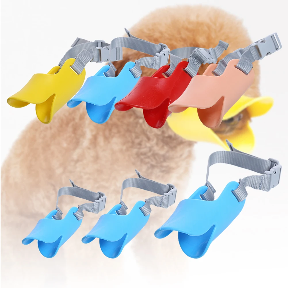 

Adjustable Duckbill Dog Muzzles Anti Bite Pet Mask Silicone Pet Products for Small Large Dog Chew Toy Dog Accessories