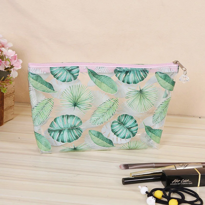 PVC Cosmetic Bag Transparent Waterproof Wash Cosmetic Bag Storage Finishing Package