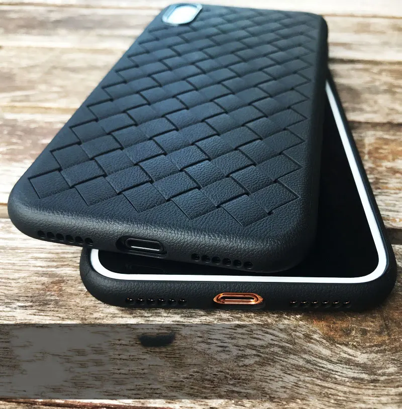 Кожаный чехол для iphone X, роскошный тонкий мягкий силиконовый чехол из ТПУ для задней панели, аксессуары, чехол для iphone X, 10 шт./партия