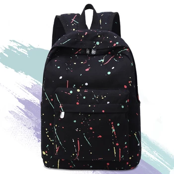 

canvas printing Backpacks women Travel shoulder Rucksack Children schoolbag female School Bags For girls school Backpack bookbag