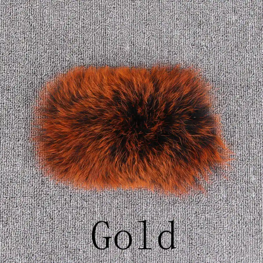 Короткая шуба из натурального Лисьего меха QC8128 новое поступление женское зимнее пальто из натурального Лисьего меха горячая распродажа большой мех с длинным рукавом - Цвет: gold