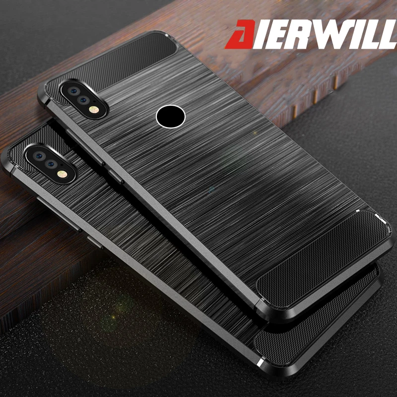 Для Asus Zenfone Max Pro M1 ZB602KL случае углеродного волокна противоударный чехол бампер