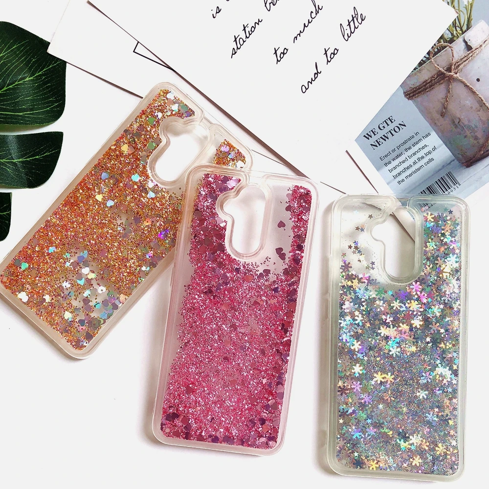 

etui Huawei Mate 20 Lite Case Cover Glitter Liquid quicksand Soft Silicone Case on for Funda Huawei Mate 10 20 Lite Phone Case