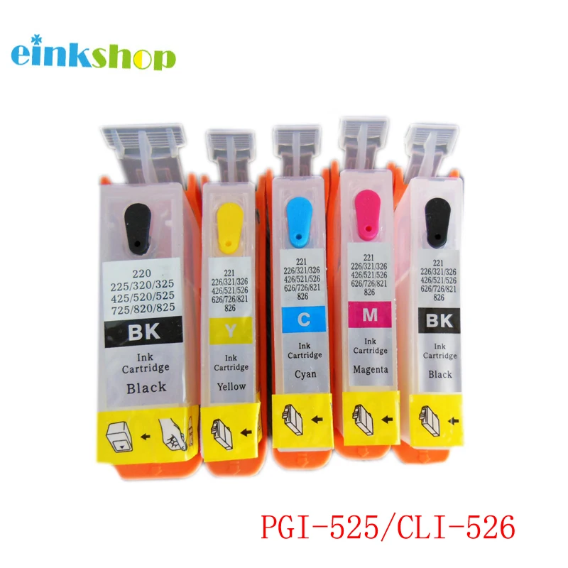 

PGI-525 Refillable ink cartridge For Canon iP4850 iX6550 MG5150 MG5250 MG6150 MG8150 MX885 MG5350 MG6250 MG8250 iP4950 printer