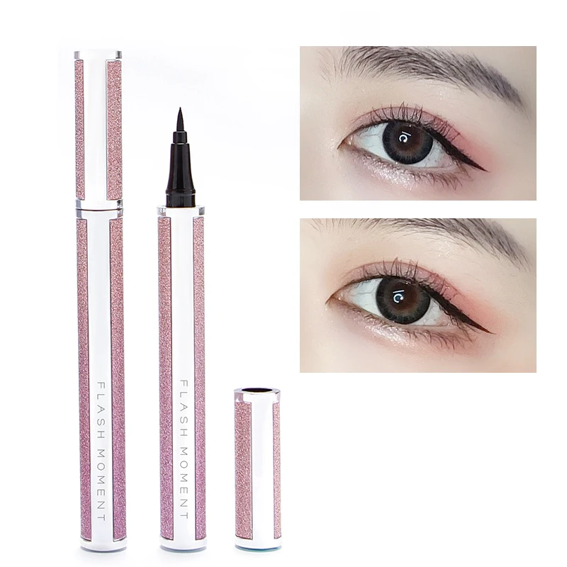 

Waterproof Black Eyeliner Pen Long Lasting Fast Dry Liquid Eye Liner Pencil Professional Eyes Makeup Starry Sky Korean Cosmetics