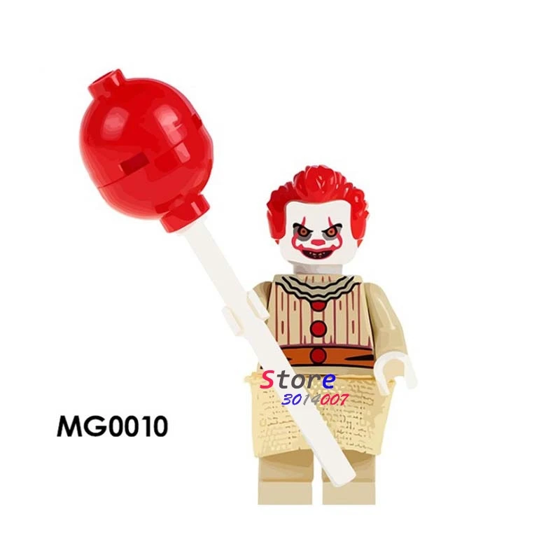 MG0010 50 шт. Mr Pennywise Redux вампир ужас тема фильм Заводной оранжевый Стриптизерша строительные блоки игрушки для мальчиков - Цвет: MG0010