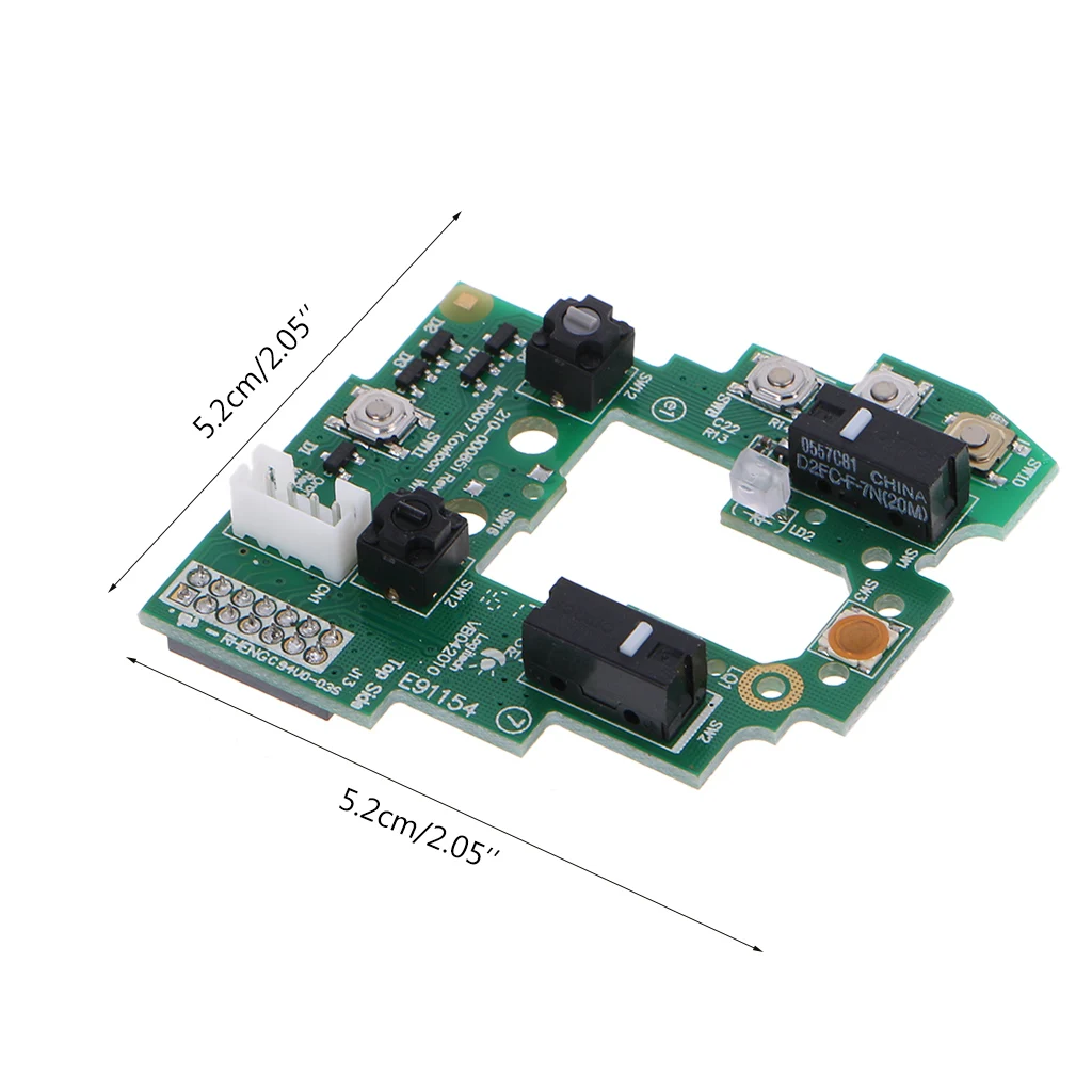 Ratón placa base superior de la placa base clave junta para Logitech G700 G700S de ratón de juego