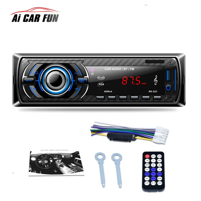 Cheap Black RK-523 Car Stereo Audio Mini 1 Din MP3 Player Handsfree Bluetooth Speaker Card Reader USB Flash Drive Machine SD slot 2017 Cheap Black RK-523 Car Stereo Audio Mini 1 Din MP3 Player Handsfree Bluetooth Speaker Card Reader USB Flash Drive Machine SD slot 2017