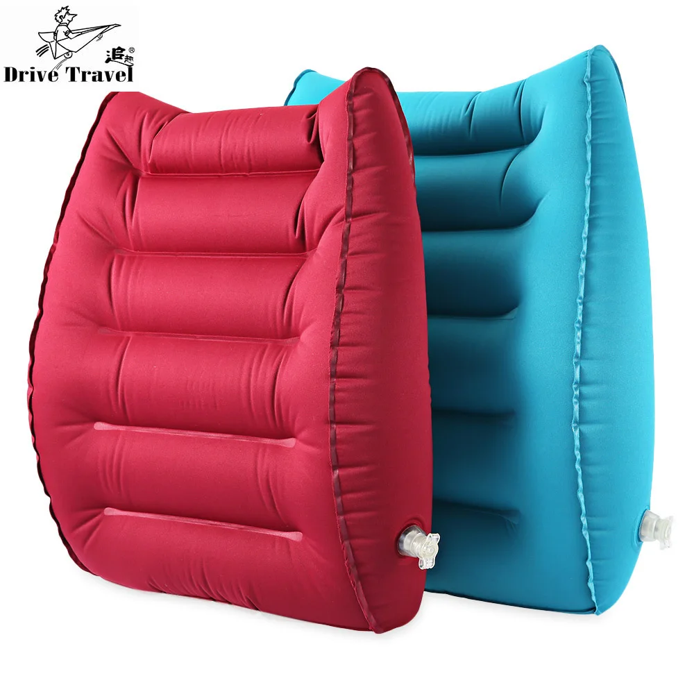 

Car Interior Accessories TPU Automotive Air Inflation Waist Cushion Save Space With Package Box Convenient Nozzle Light Weight