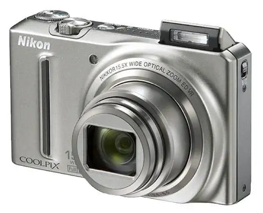 Б/у, Nikon COOLPIX S9050 12.1MP цифровая камера с 15.5x оптическим зумом