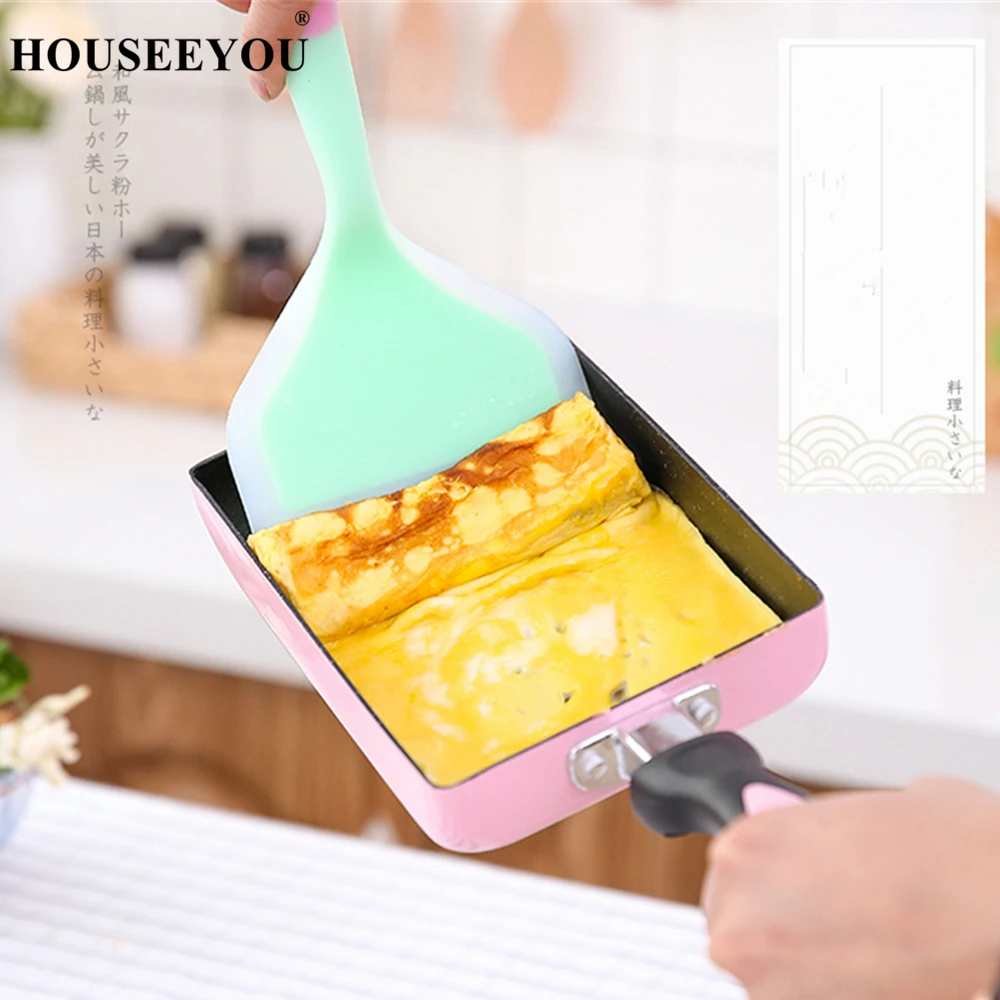 Японская антипригарная сковорода Tamagoyaki с натуральным медицинским покрытием для