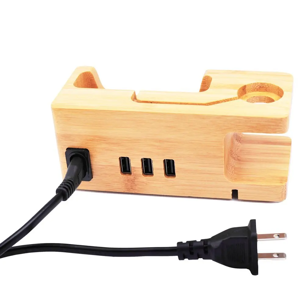 

Fast 3A Stand Holder Charger USB Port For iphone watch Charging Dock Station for Iphone X 8 7 6 plus