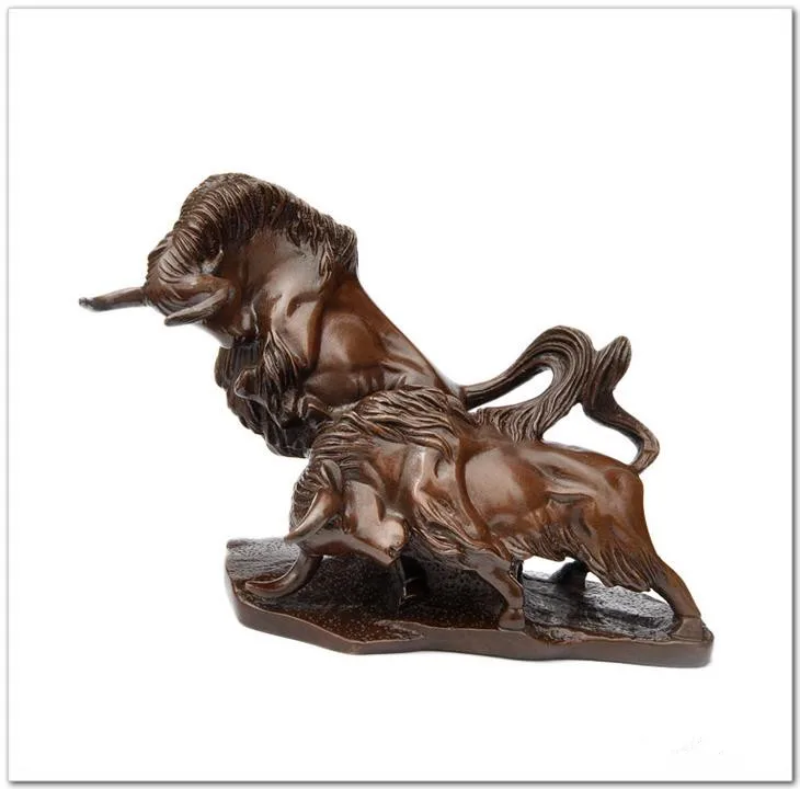 

45mm shuangniu feng shui decoration crafts decoration cow