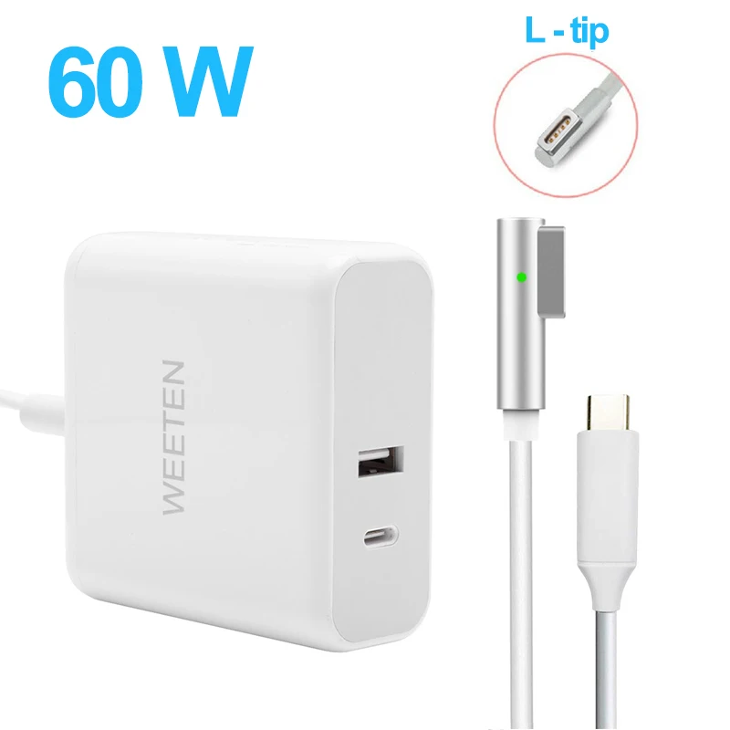 

60W Magnetic L-tip Charger Power Adapter For Apple MacBook Air Pro 13" 13.3" A1181 A1184 A1330 A1334 A1344 Power Supply Adapter