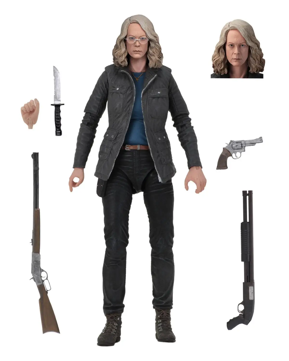 NECA Хэллоуин конечная Лори строд Майкл Майерс Тыква фигурка игрушка ужасов для Хэллоуина подарок - Цвет: A With box