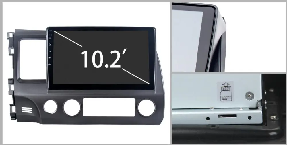 Ips 32g 4GRam 10," Android 9,0 автомобильный аудио для Honda Civic 2006-2011 головное устройство стерео видео gps Navi мультимедийный монитор радио
