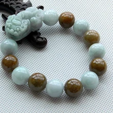 Натуральный нефрит браслет/Храбрый обувь для мужчин и женщин Ювелирные украшения Браслеты