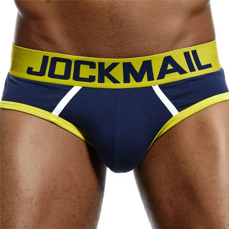 Трусы брифы JOCKMAIL мужские пикантное нижнее белье хлопковые трусы| |