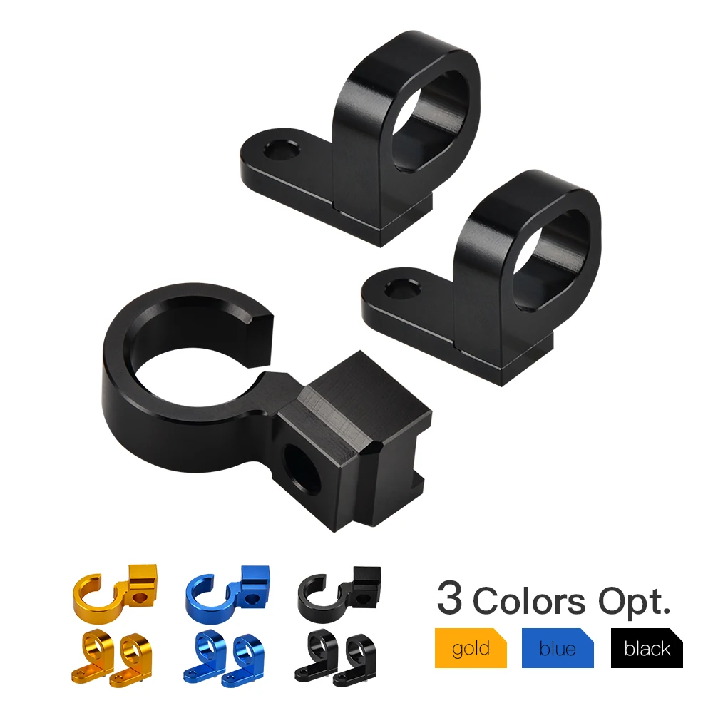 

Motorcycle CNC Front Rear Brake Hose Mounts Cable Clamp Holder For Suzuki RMX450Z 2010 2011 DRZ400SM 2005-2017