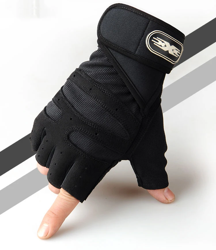 Gym Gloves Heavyweight Sports Exercise Weight Lifting Gloves Body Building Training Sport Fitness Gloves for Fiting Cycling