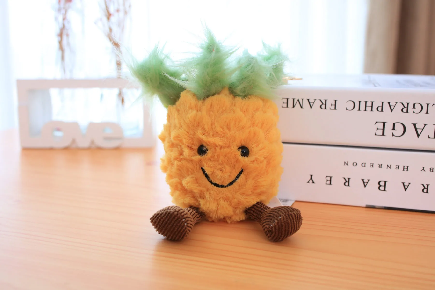 1 шт. плюшевые игрушки, брелок милые мягкие Kawaii милые фрукты еда детская кукольная цепочка подвеска маленькие детские игрушки плюшевые с брелком
