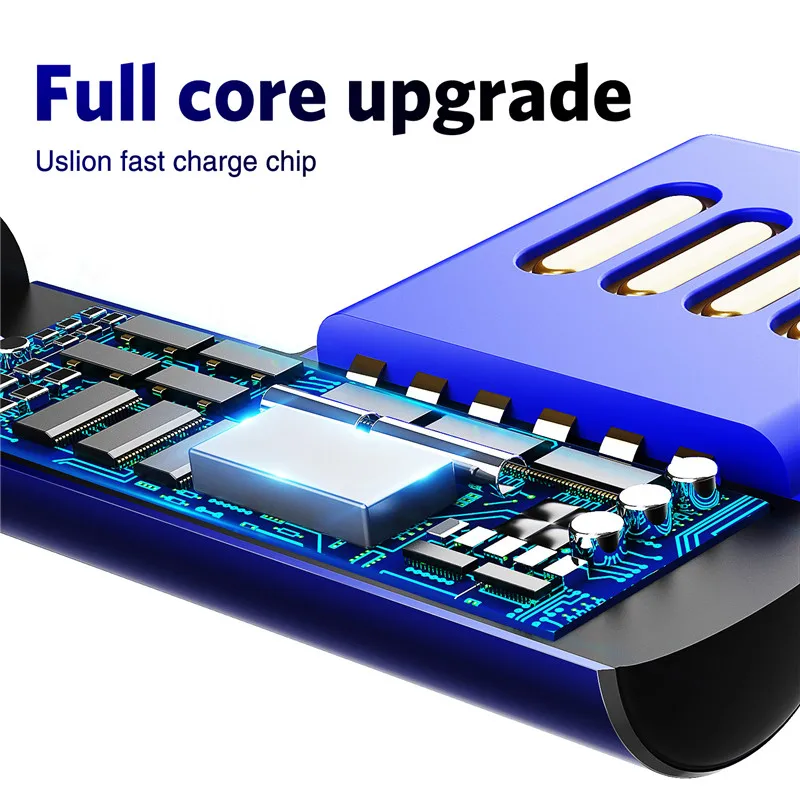 USLION L Type Micro USB Cable For Samsung Xiaomi Huawei MEIZU SONY Android 2A Charge fast charging cables Data Adapter 90 Degree